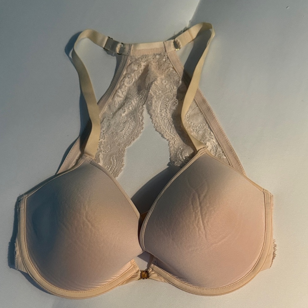 ThirdLove Lace Halter Bra - Cream